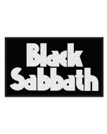 BLACK SABBATH - White Logo - Patch / Aufnäher