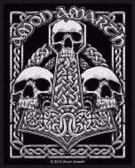 AMON AMARTH - Three Skulls - Patch / Aufnäher