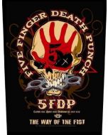 FIVE FINGER DEATH PUNCH - Bonehead - Rückenaufnäher / Backpatch