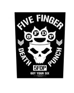 FIVE FINGER DEATH PUNCH - Got your Six - Backpatch / Rückenaufnäher