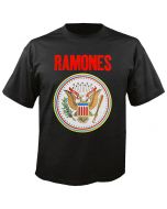 RAMONES - Red Seal - Black - T-Shirt
