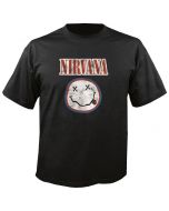 NIRVANA - Vintage Smilie - Logo - T-Shirt