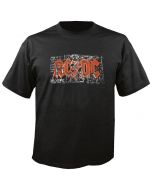 AC/DC - Power Up - Cables - Red Balk - Black - T-Shirt