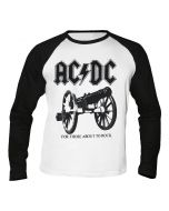 AC/DC - For Those About to Rock - Baseball - Langarm - Shirt / Longsleeve
