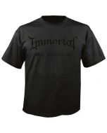 IMMORTAL - War against All - Black in Black - T-Shirt