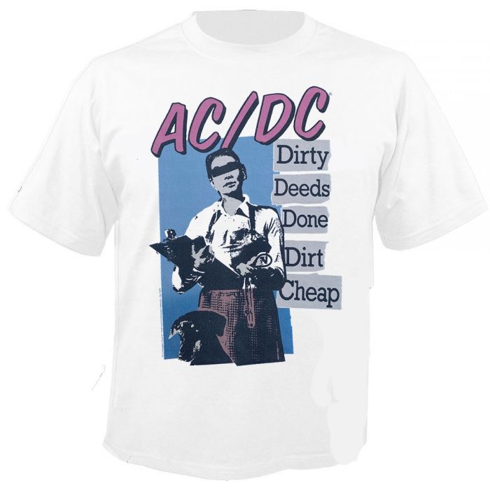 Ac dc dirty deeds clearance done dirt cheap t shirt