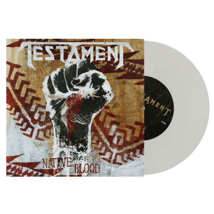 TESTAMENT Native Blood 7" Single White Vinyl