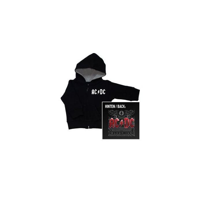 AC/DC - Kapuzenjacke - Black Ice - schwarz im Shop