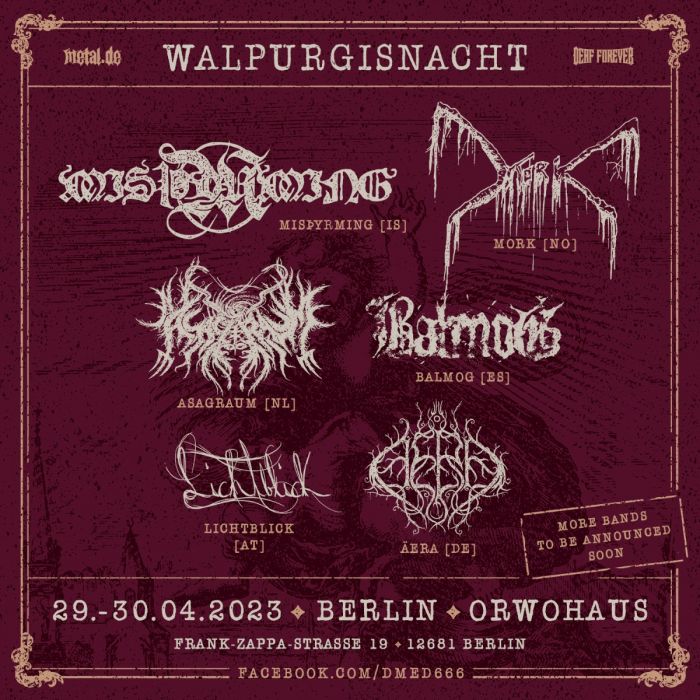 DE MORTEM ET DIABOLUM - Walpurgisnacht 2023 - E-Ticket