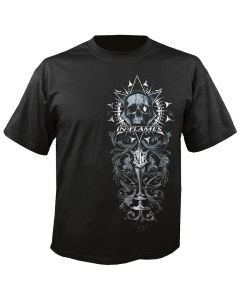 IN FLAMES - Tonal Side Skull - T-Shirt