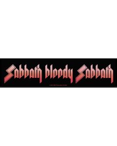 BLACK SABBATH - Sabbath Bloody Sabba - Superstrip / Patch / Aufnäher