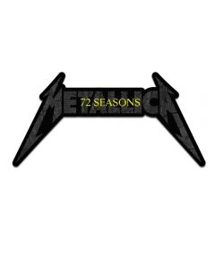METALLICA - 72 Seasons Charrred Logo - Cut Out - Patch / Aufnäher