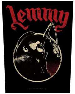 MOTÖRHEAD - Lemmy - Microphone - Backpatch / Rückenaufnäher