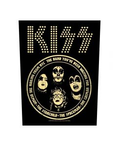 KISS - Hailing From NYC - Backpatch / Rückenaufnäher