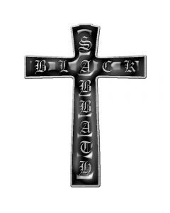 BLACK SABBATH - Cross - Metal Pin / Button