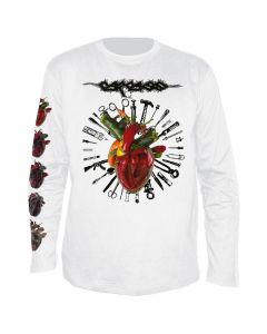 CARCASS - Cover - Torn arteries - White - Langarm - Shirt / Longsleeve
