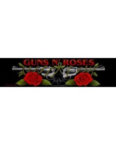 GUNS N ROSES - Logo - Roses - Superstrip / Patch / Aufnäher